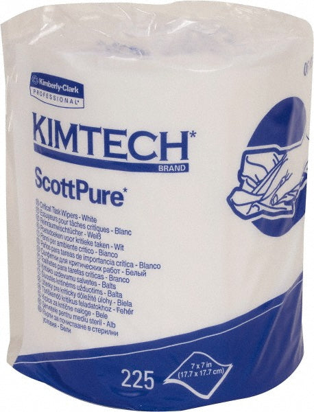 Kimtech 06193 Prep™ Scottpure™ Critical Task Wipes (06193), Center-Pull Roll, for Surface Preparation, White