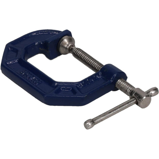 Irwin 225101ZR C-Clamp 1" Max Opening, 1-3/16" Throat Depth, Regular-Duty, Cast Iron Body