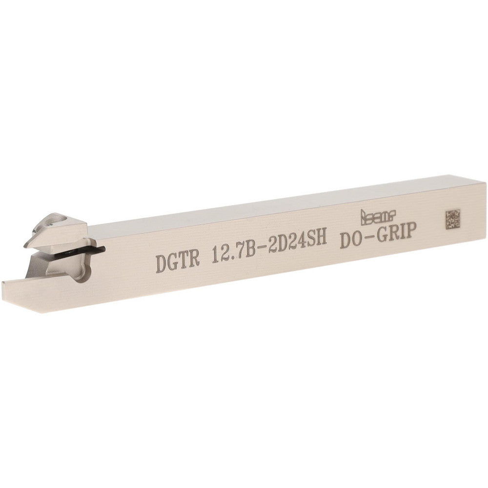 Iscar 2301531 Indexable Grooving-Cutoff Toolholder DGTR12.7B-2D24SH, 0.075 to 0.098" Groove Width, Right Hand