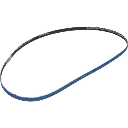 Norton 78072728550 Abrasive Belt 1/4" Wide, 24" Long, 120 Grit, Zirconia Alumina