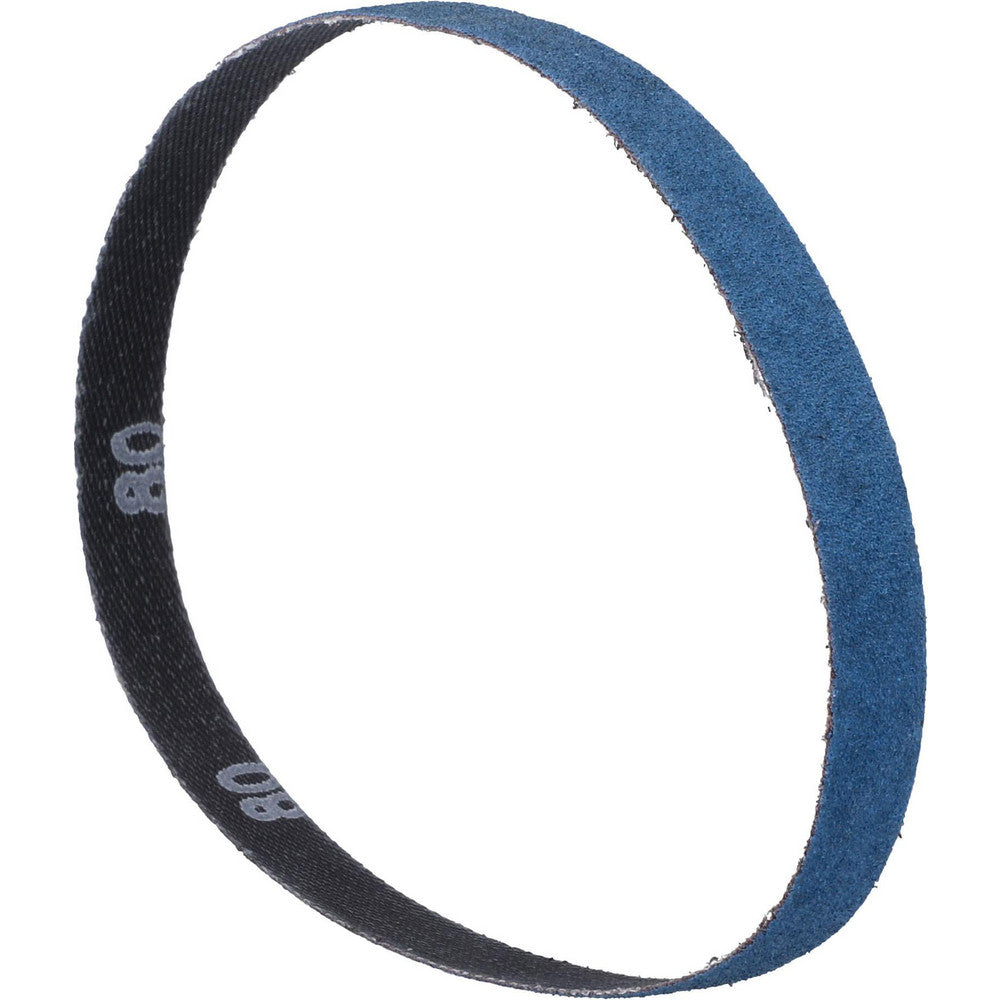 Norton 78072728568 Abrasive Belt 1/2" Wide, 18" Long, 80 Grit, Zirconia Alumina