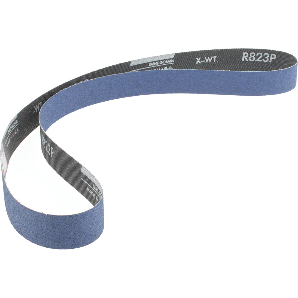 Norton 78072728592 Abrasive Belt 1" Wide, 42" Long, 100 Grit, Zirconia Alumina