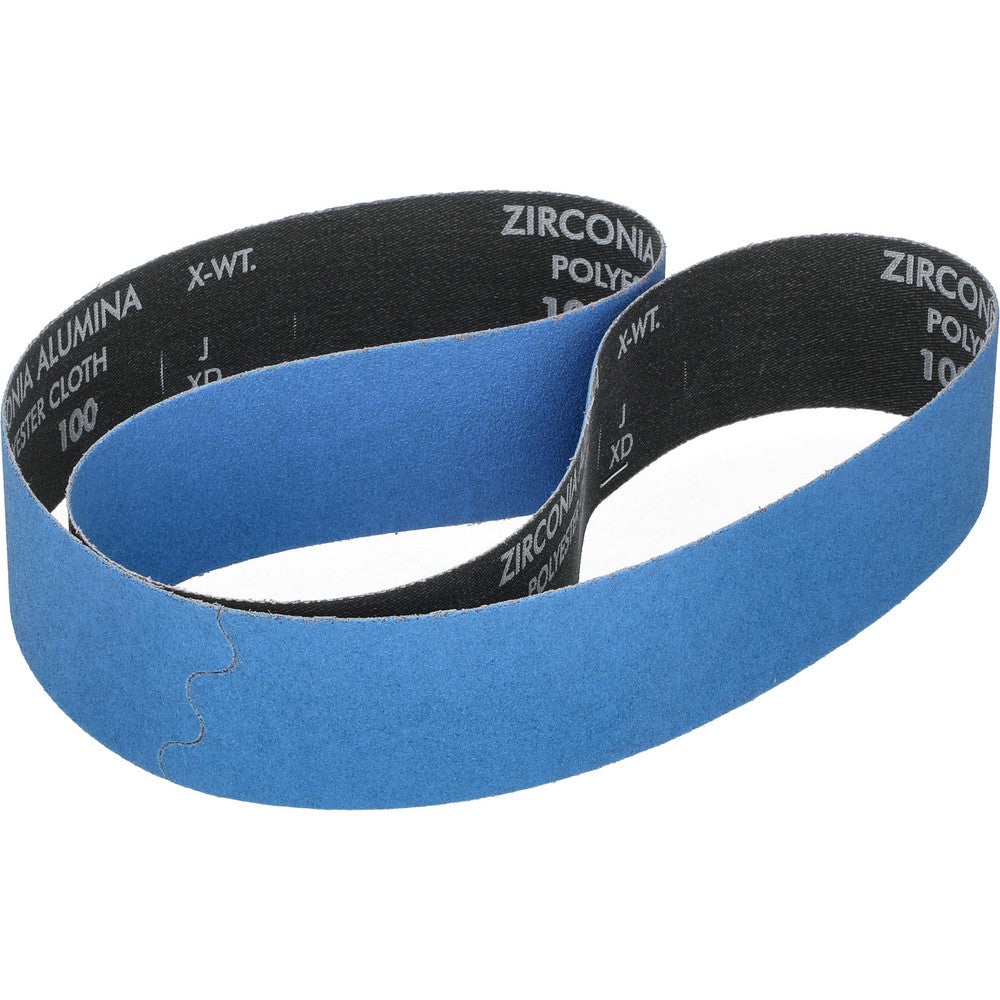Norton 78072728617 Abrasive Belt 2" Wide, 48" Long, 100 Grit, Zirconia Alumina