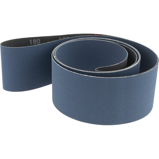 Norton 78072728785 Abrasive Belt 3" Wide, 132" Long, 180 Grit, Zirconia Alumina