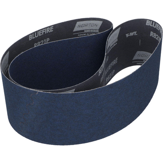 Norton 78072727518 Abrasive Belt 4" Wide, 54" Long, 60 Grit, Zirconia Alumina