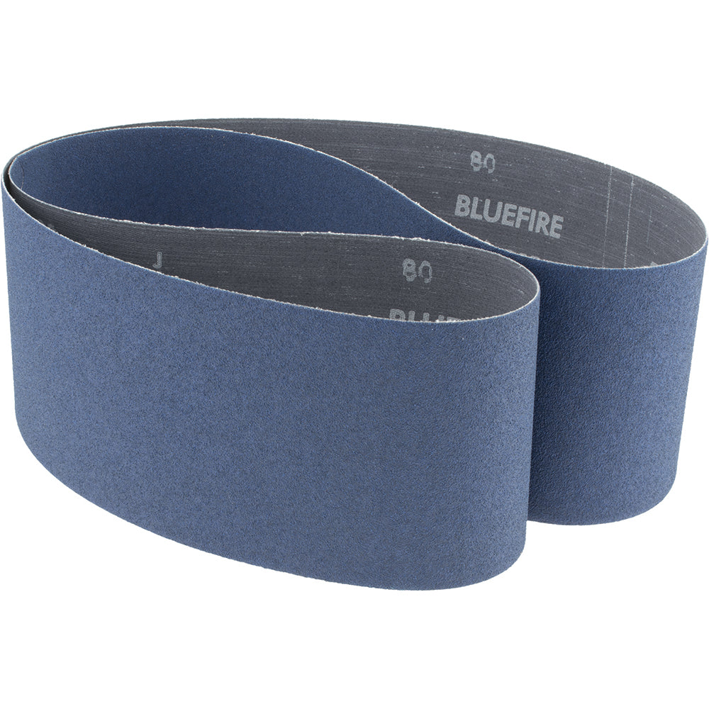 Norton 78072727517 Abrasive Belt 4" Wide, 54" Long, 80 Grit, Zirconia Alumina