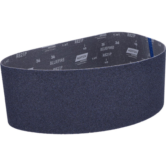 Norton 78072727698 Abrasive Belt 6" Wide, 48" Long, 36 Grit, Zirconia Alumina