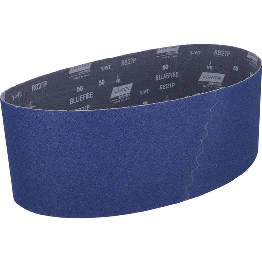 Norton 78072727696 Abrasive Belt 6" Wide, 48" Long, 50 Grit, Zirconia Alumina