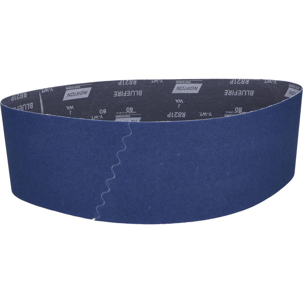 Norton 78072727694 Abrasive Belt 6" Wide, 48" Long, 80 Grit, Zirconia Alumina