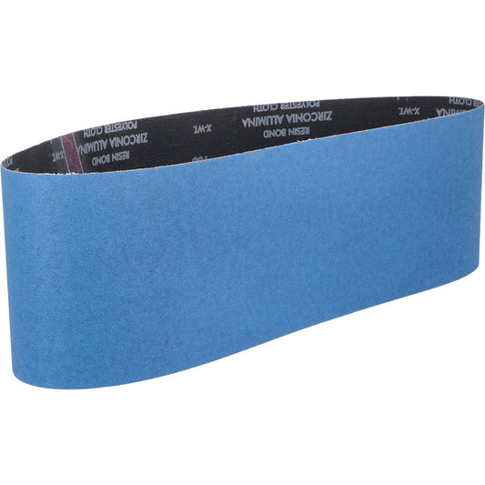 Norton 78072728933 Abrasive Belt 6" Wide, 48" Long, 100 Grit, Zirconia Alumina