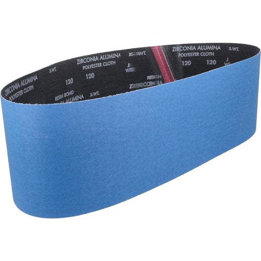 Norton 78072728931 Abrasive Belt 6" Wide, 48" Long, 120 Grit, Zirconia Alumina