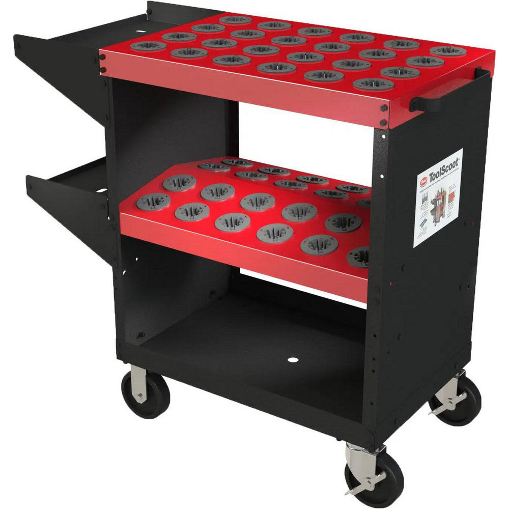 Huot 13930 48 Tool Capacity, 30 Taper Size ToolScoot CNC Tool Cart