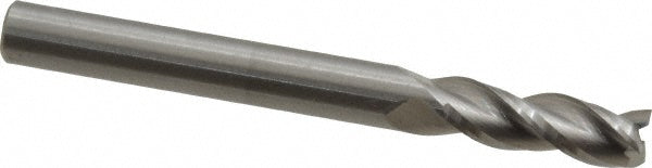 Kennametal 5059219 Square End Mill 1/4'' Dia, 3/4'' LOC, 1/4'' Shank Dia, 2-1/2'' OAL, 3 Flutes, Solid Carbide