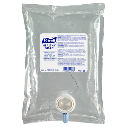 PURELL 4171-08 Hand Cleaners & Soaps Product Type Hand Cleaner  Scent Clear  Container Type Dispenser Refill  Container Size 1000 mL  Form Lotion  Series CS2
