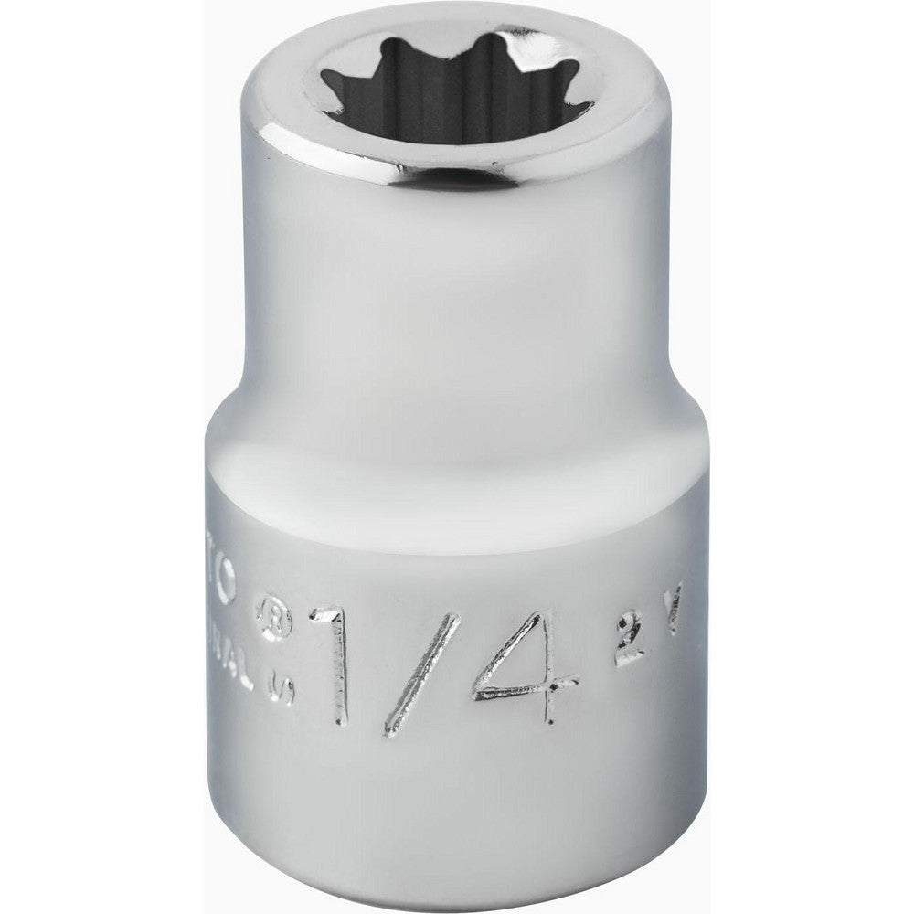 Proto J5208S Hand Socket 1/4" Socket, 8-Point