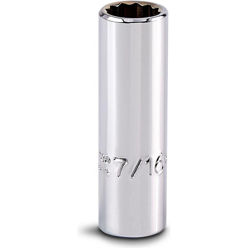 Proto J5014 Deep Hand Socket 7/16" Socket, 12-Point