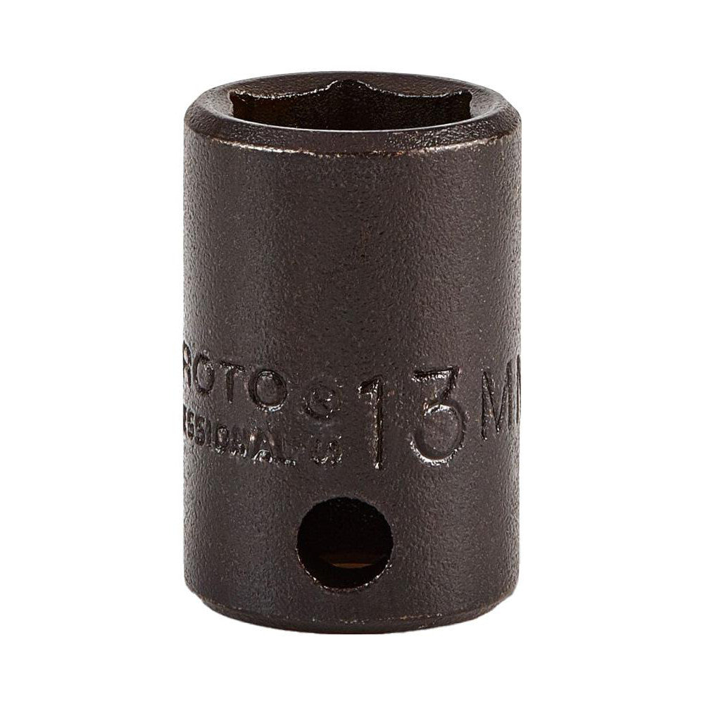 Proto J7213M Impact Socket 3/8" Drive, 13mm Socket, Hex Drive
