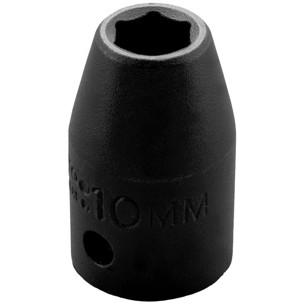 Proto J7410M Impact Socket 1/2" Drive, 10mm Socket, Hex Drive