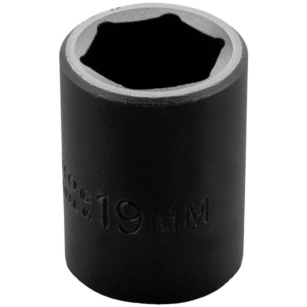 Proto J7419M Impact Socket 1/2" Drive, 19mm Socket, Hex Drive