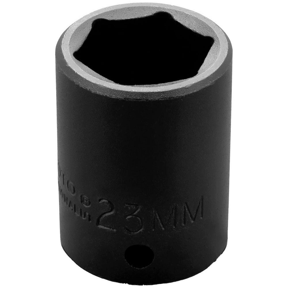 Proto J7423M Impact Socket 1/2" Drive, 23mm Socket, Hex Drive