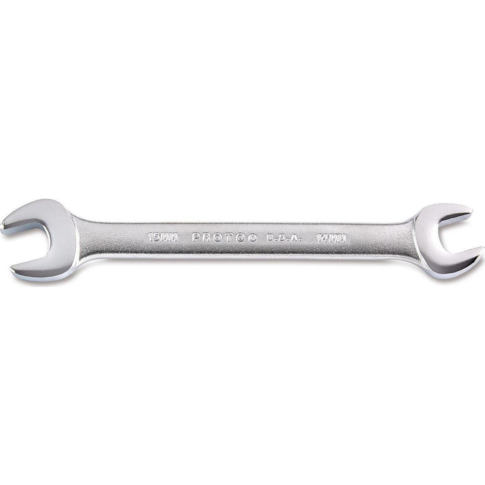 Proto J31415 Open End Wrench Double End Head, 14 mm x 15 mm, Double Ended