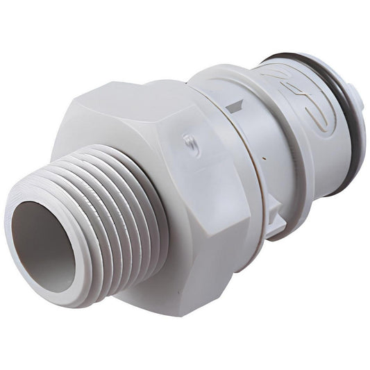 CPC Colder Products 60400 Push-to-Connect Tube Fitting Connector, 1/2" OD
