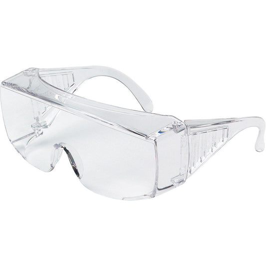 MCR Safety 9800XL Safety Glasses Uncoated, Polycarbonate, Clear Lenses, Full-Framed