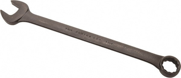 Proto J1256B Combination Wrench 1-3/4" Head Size, 15 deg Offset