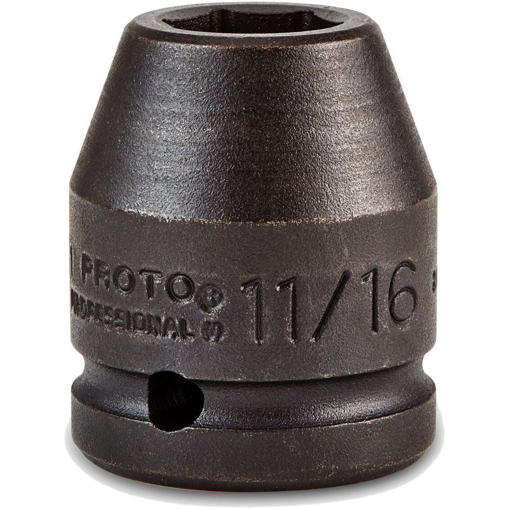 Proto J07511 Impact Socket 3/4" Drive, 11/16" Socket, Hex Drive