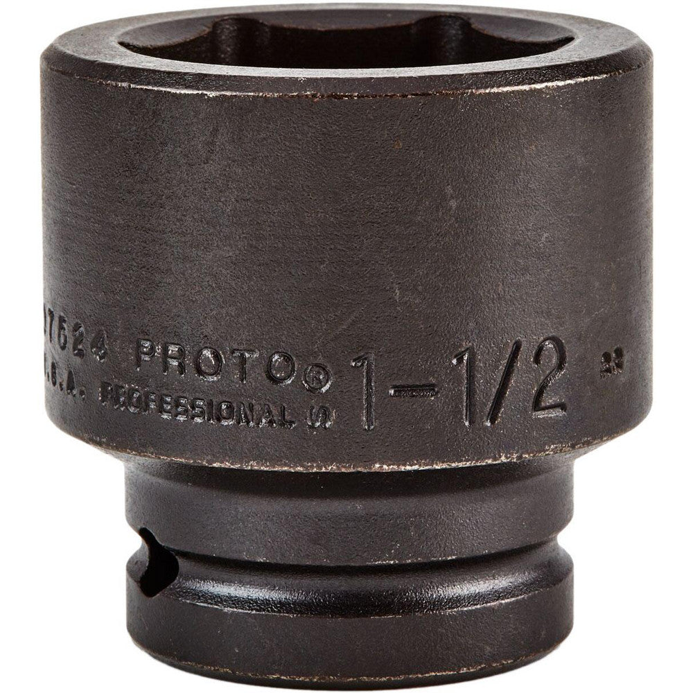 Proto J07524 Impact Socket 3/4" Drive, 1-1/2" Socket, Hex Drive