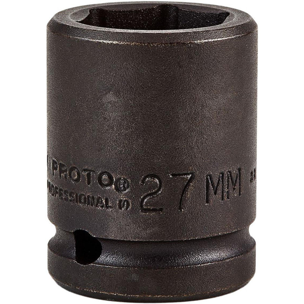 Proto J07527M Impact Socket 3/4" Drive, 27mm Socket, Hex Drive