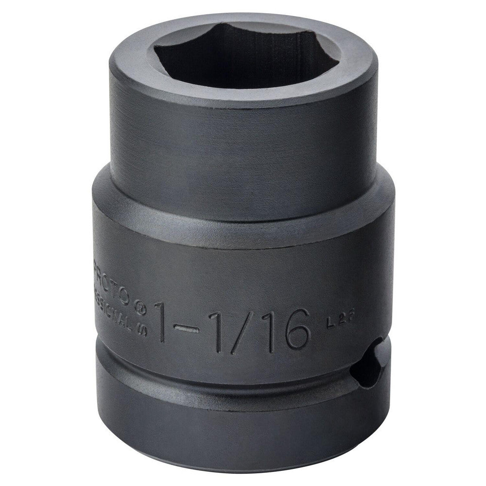 Proto J10017 Impact Socket 1" Drive, 1-1/16" Socket, Hex Drive