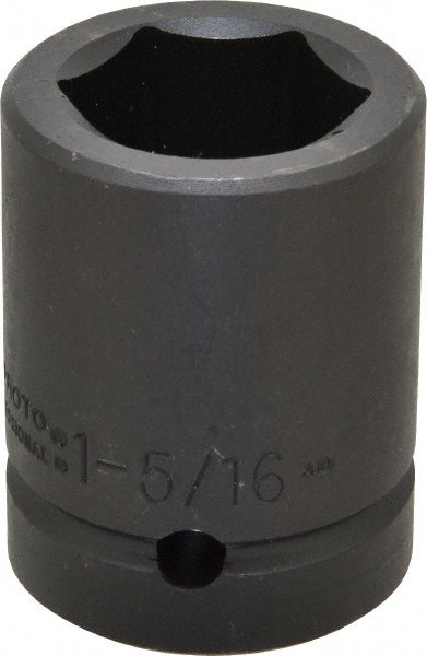 Proto J10021 Impact Socket 1" Drive, 1-5/16" Socket, Hex Drive