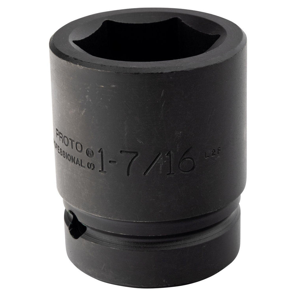 Proto J10023 Impact Socket 1" Drive, 1-7/16" Socket, Hex Drive