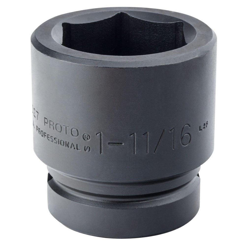 Proto J10027 Impact Socket 1" Drive, 1-11/16" Socket, Hex Drive