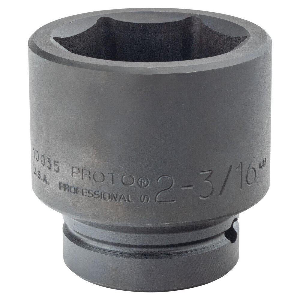 Proto J10035 Impact Socket 1" Drive, 2-3/16" Socket, Hex Drive