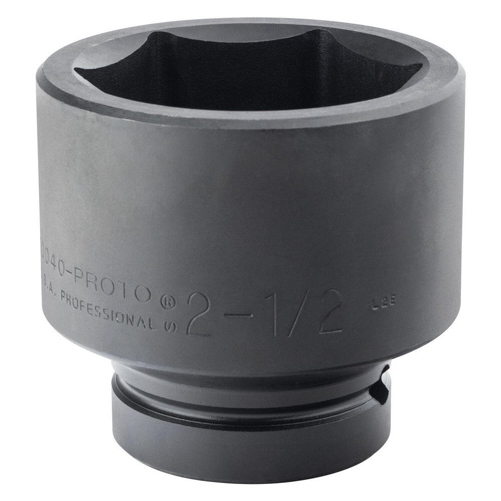Proto J10040 Impact Socket 1" Drive, 2-1/2" Socket, Hex Drive