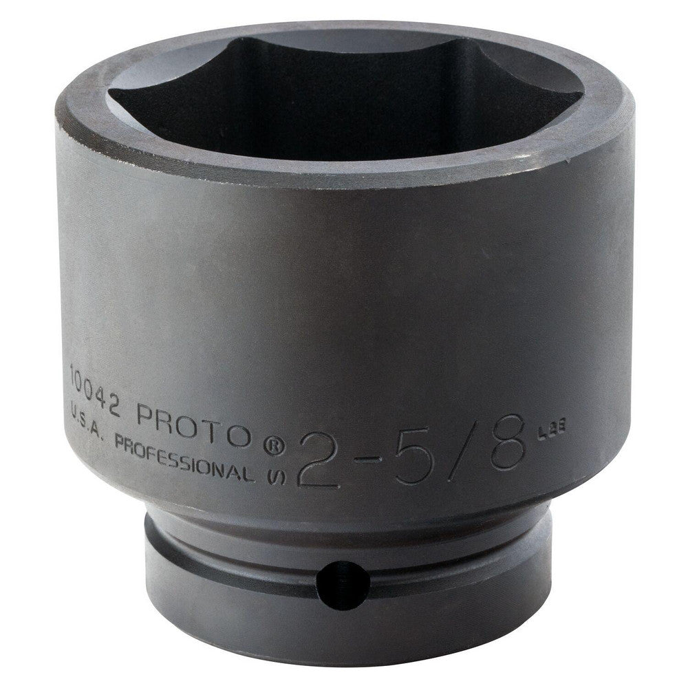 Proto J10042 Impact Socket 1" Drive, 2-5/8" Socket, Hex Drive