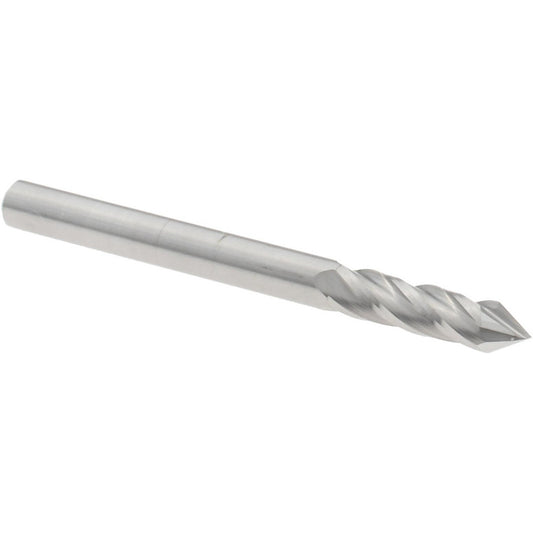 Harvey Tool 15408 Drill Mill 1/8" Dia, 1/2" LOC, 4 Flutes, 60 &deg Point, Solid Carbide