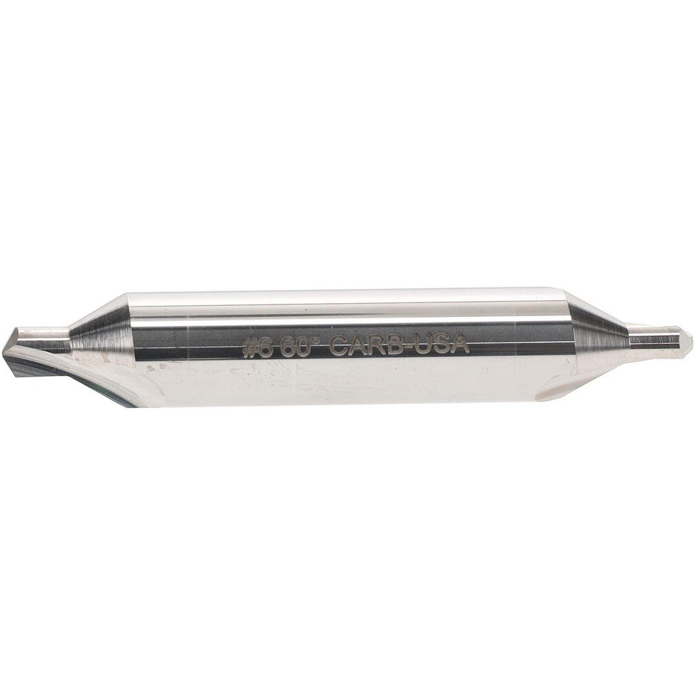 Atrax 300-001008 Combo Drill & Countersink #6, 1/2" Body Dia, 118°, Solid Carbide