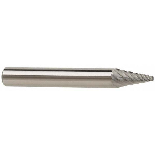 Kyocera SGS Precision Tools 15528 Abrasive Burr SM-2, 1/4" Cut Dia, Cone, Double Cut