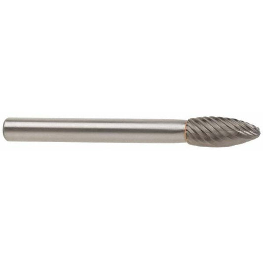 Kyocera SGS Precision Tools 14503 Abrasive Burr SH-7, 3/4" Cut Dia, Flame, Double Cut