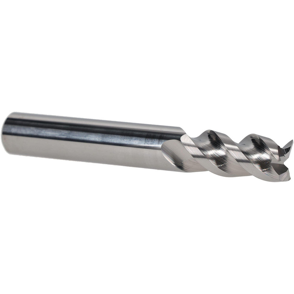 Iscar 5622186 Corner Radius End Mill 1/2" Dia, 1" LOC, 0.0080" Radius, 3 Flute, Solid Carbide