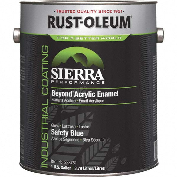 Rust-Oleum 238751 Acrylic Enamel Paint 10 gal, Gloss, Safety Blue