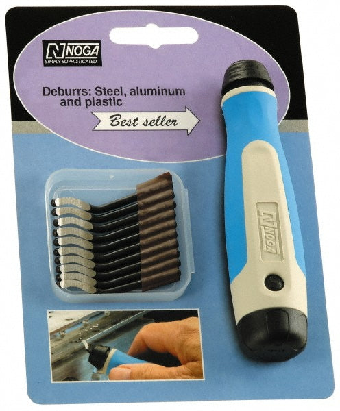 Noga NG8150 Hand Deburring Tool Set 10 Pc, High Speed Steel & S (E) Basic Set