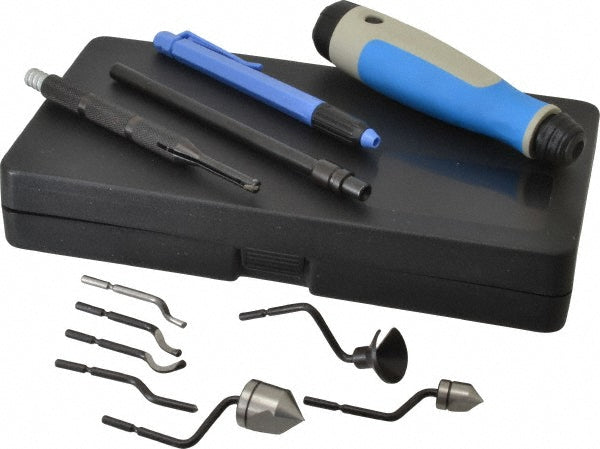 Noga NG9300 Hand Deburring Tool Set 11 Pc, High Speed Steel