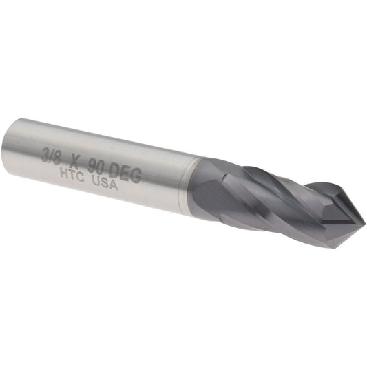 Harvey Tool 15324-C3 Drill Mill 3/8" Dia, 7/8" LOC, 4 Flutes, 90 &deg Point, Solid Carbide
