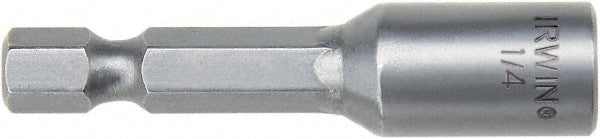 Irwin IWAF24414B10 Power Screwdriver Bit Magnetic Nutsetter Bit, 1/4" Hex