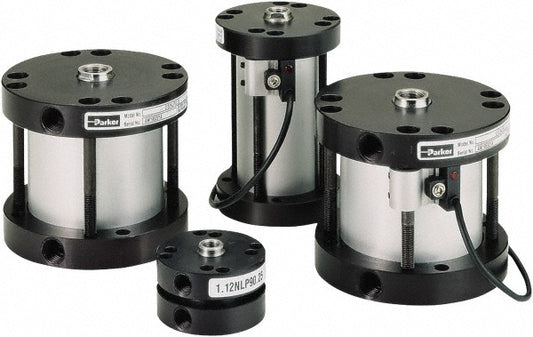 Parker 1.50NLPR91.00 Double Acting Rodless Air Cylinder 1-1/2" Bore, 1" Stroke, 250 psi Max, 1/8 NPT Port, Head or Cap Mount