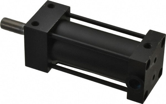 Parker 1.12USU1602.00 Double Acting Rodless Air Cylinder 1-1/8" Bore, 2" Stroke, 200 psi Max, 1/8 NPTF Port, Universal Mount
